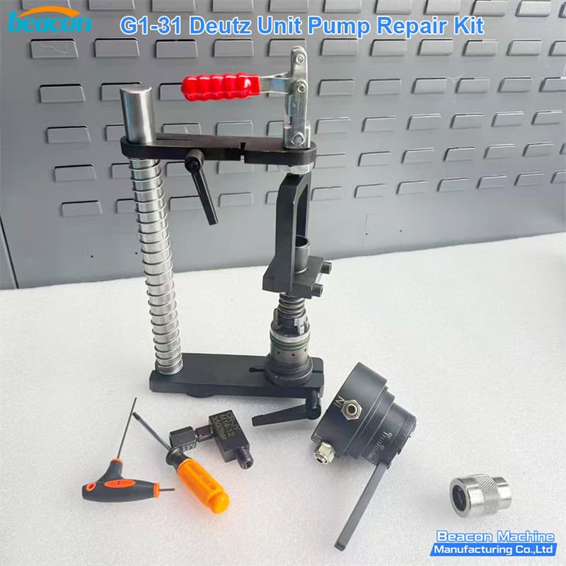 BEACON MACHINE G1-31 Deutz unit pump repair kit in professional protective case.