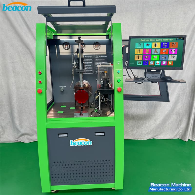 BEACON MACHINE CR1017-EUI EUP HEUI electronic diesel system test bench front view