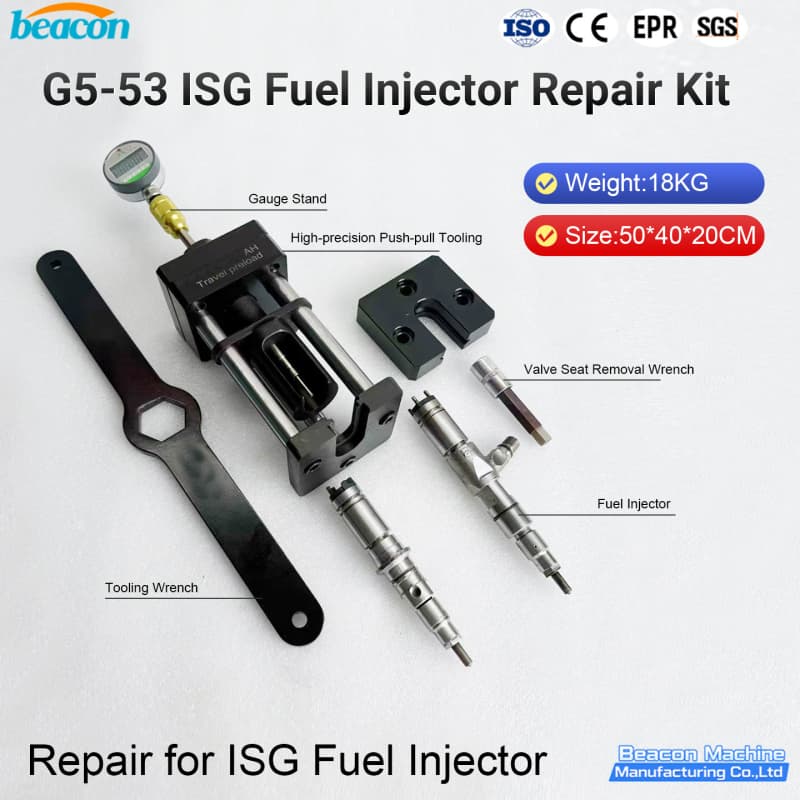 G5-53 technical specification overview and labeled components for Cummins ISG repair