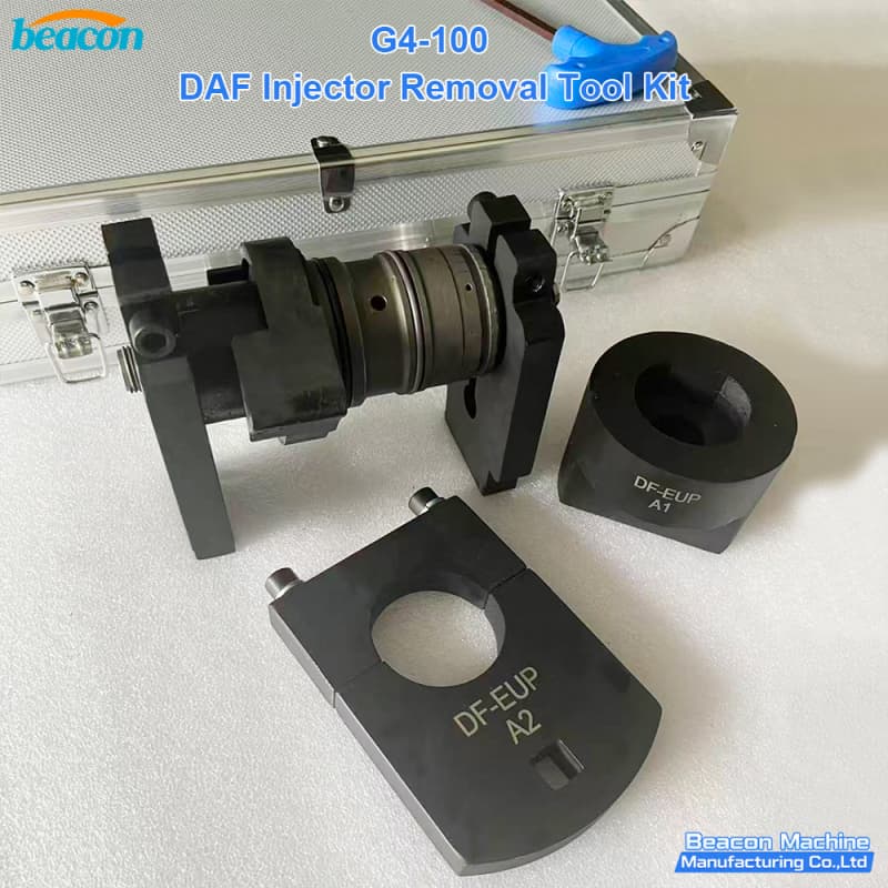 Components of DAF injector removal kit showing DF-EUP and DF-CR plates