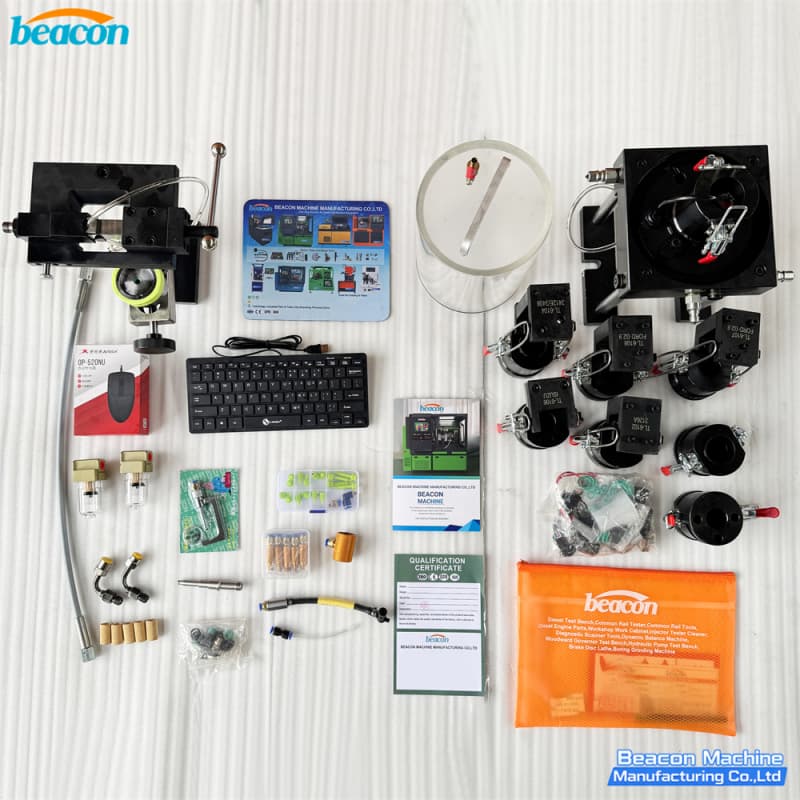 Comprehensive set of accessories and adapters included with the CR318-PRO diagnostic solution