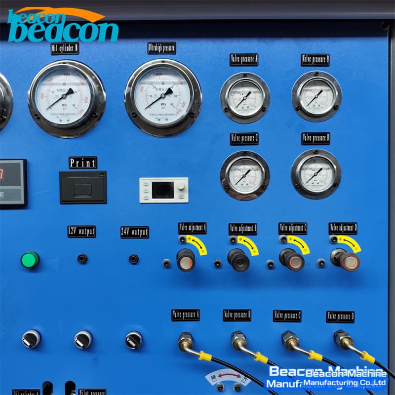 High-precision pressure gauges for hydraulic pump diagnostics