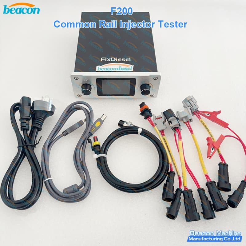 F200 common rail injector tester solenoid driver with complete wiring harnesses Beacon Machine